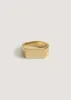 Vivian Ribbed Signet Ring sold by Kinn