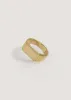Vivian Ribbed Signet Ring sold by Kinn