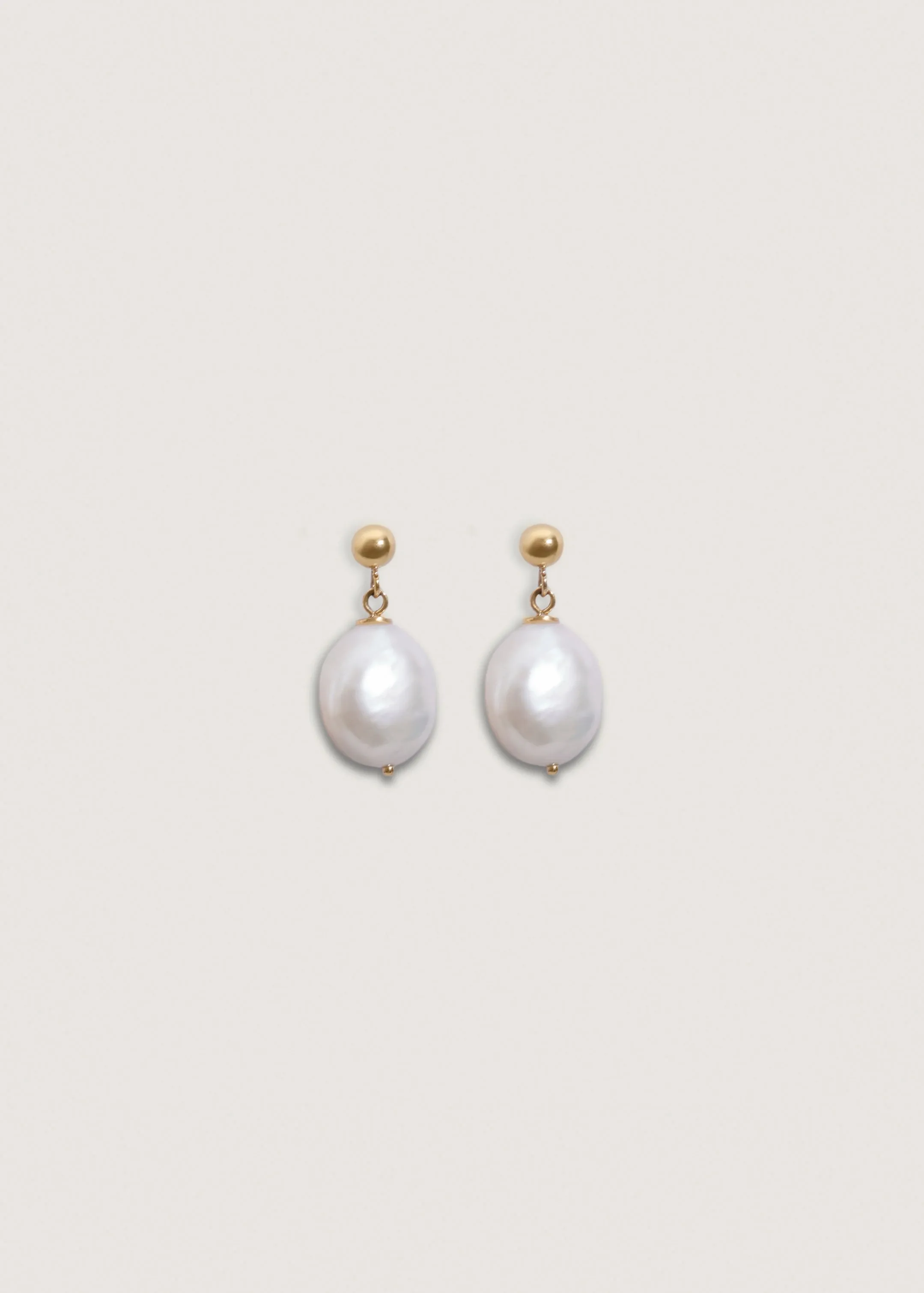 Baroque Pearl Drop Earrings sold by Kinn