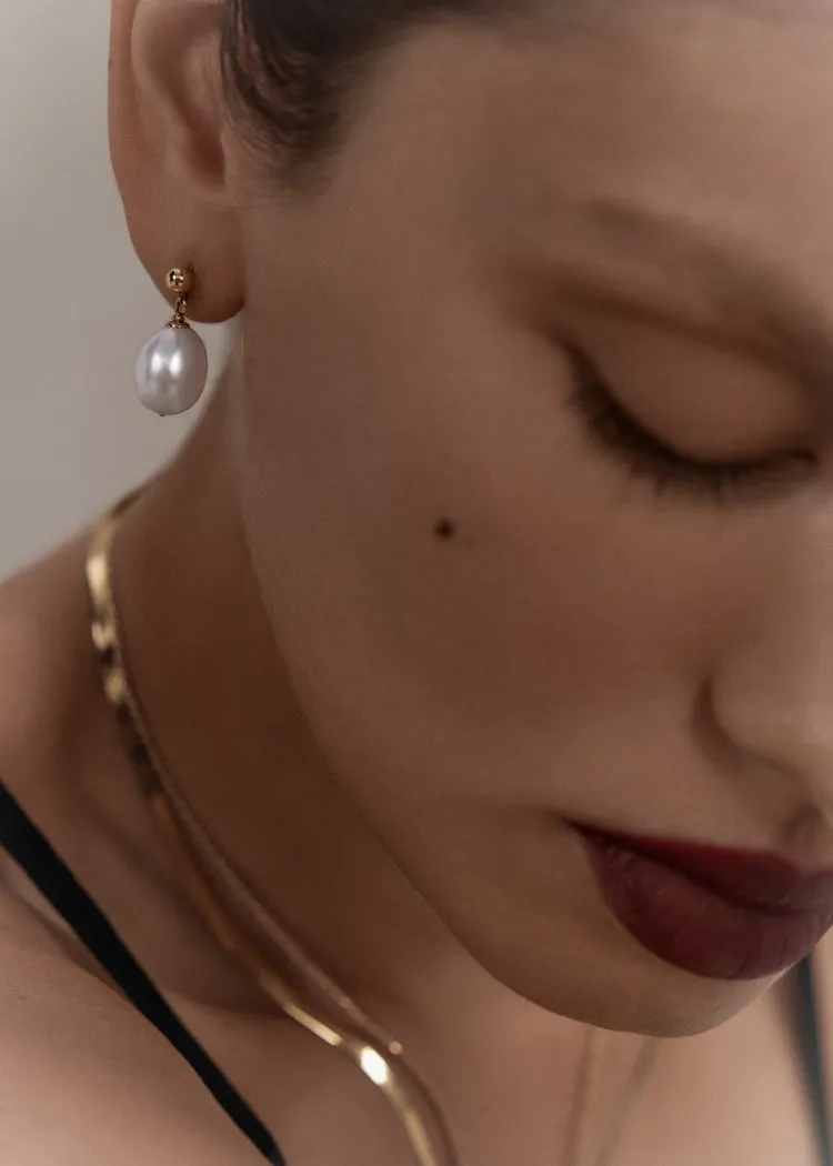 Baroque Pearl Drop Earrings sold by Kinn product image thumbnail 2