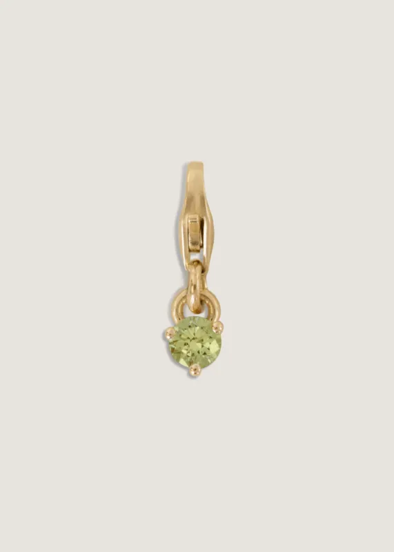 Ma-eum Birthstone Charm Peridot sold by Kinn