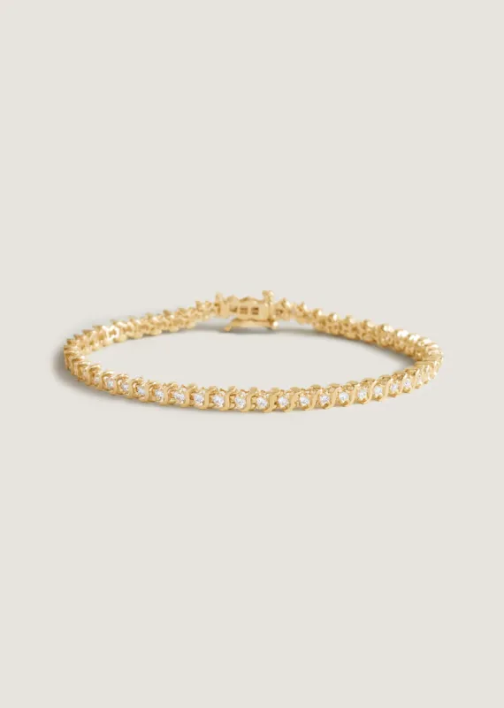 Kinn x Sunset Tennis Club S Link Tennis Bracelet sold by Kinn