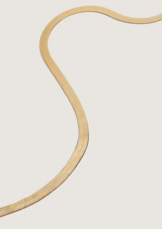 Carter Herringbone Chain Necklace sold by Kinn