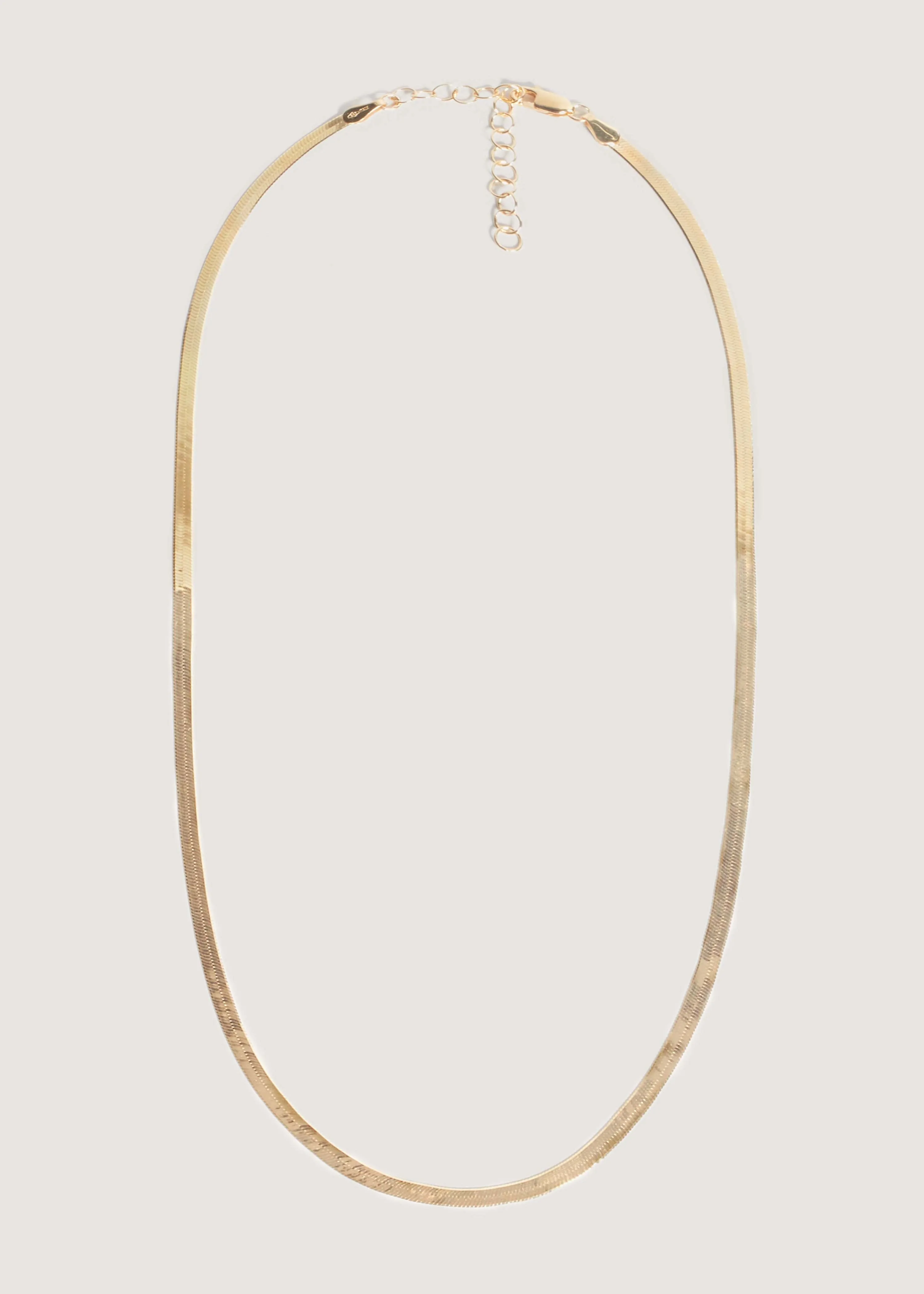Carter Herringbone Chain Necklace sold by Kinn product image thumbnail 4