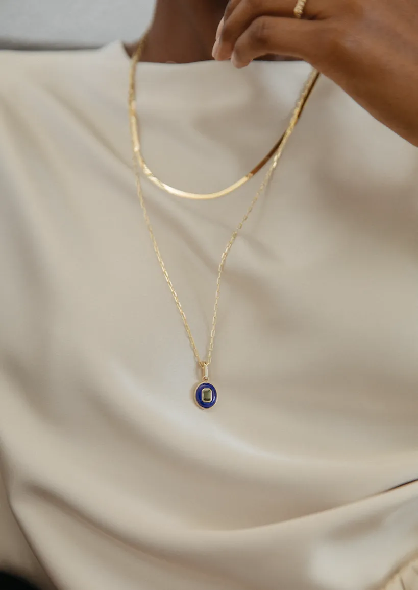 Micro Link Chain Necklace sold by Kinn product image thumbnail 3