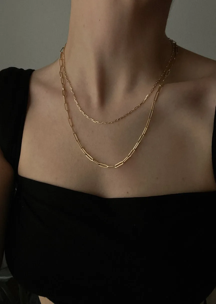 Micro Link Chain Necklace sold by Kinn product image thumbnail 5