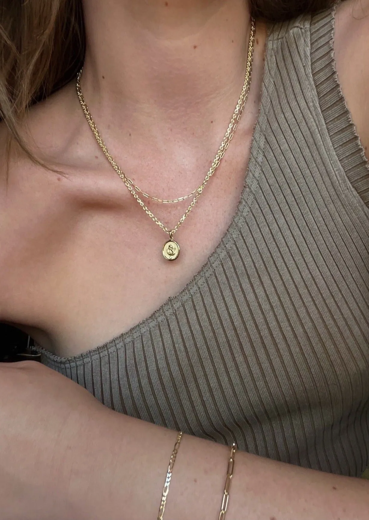 Micro Link Chain Necklace sold by Kinn product image thumbnail 2