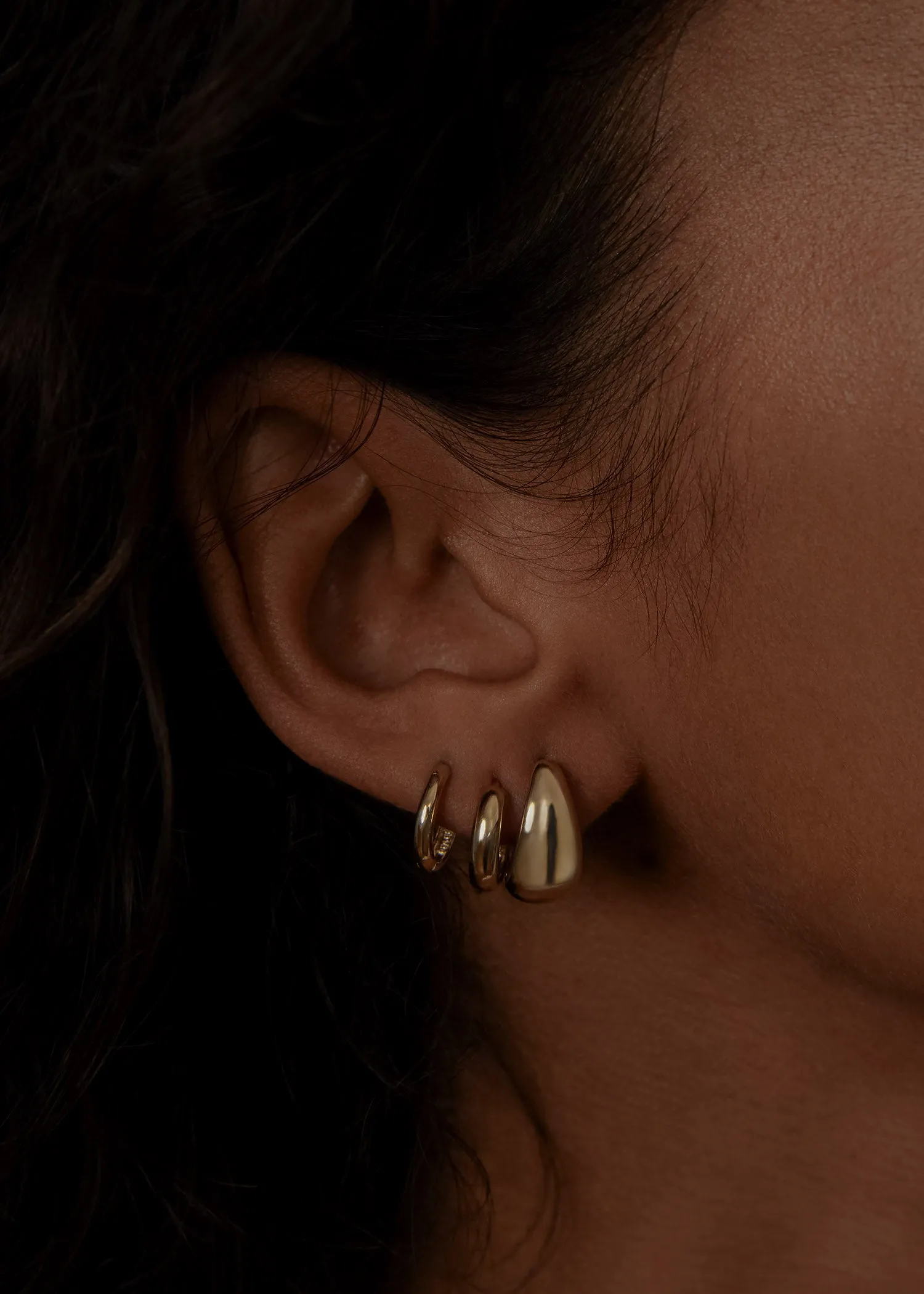 Classic Huggie Earrings sold by Kinn product image thumbnail 5