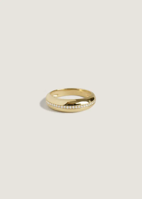 Gloria Pavé Dome Ring Diamond sold by Kinn