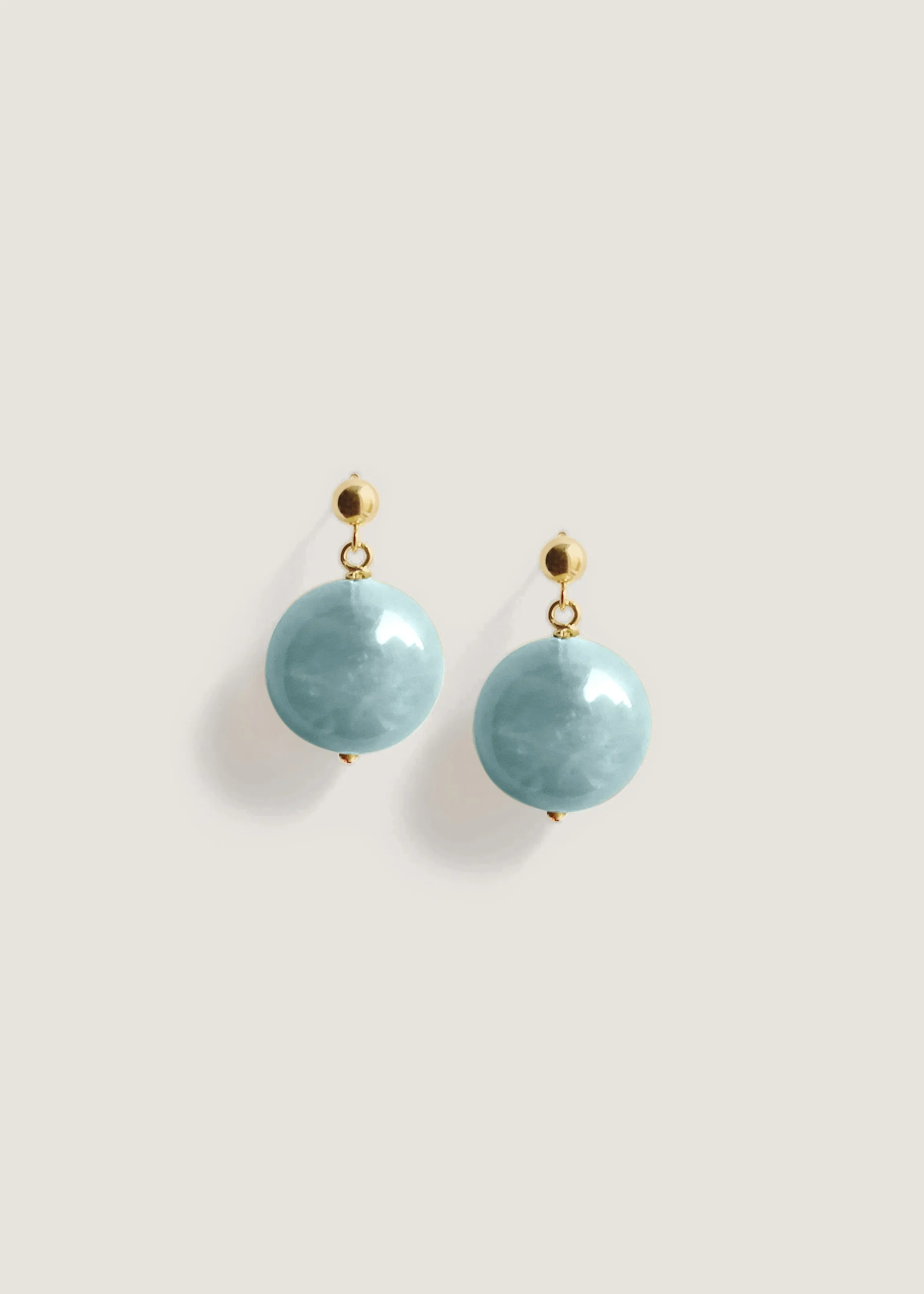 Celeste Drop Earrings Blue Quartz sold by Kinn