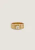 Françoise Layered Ellipse Ring Diamond sold by Kinn