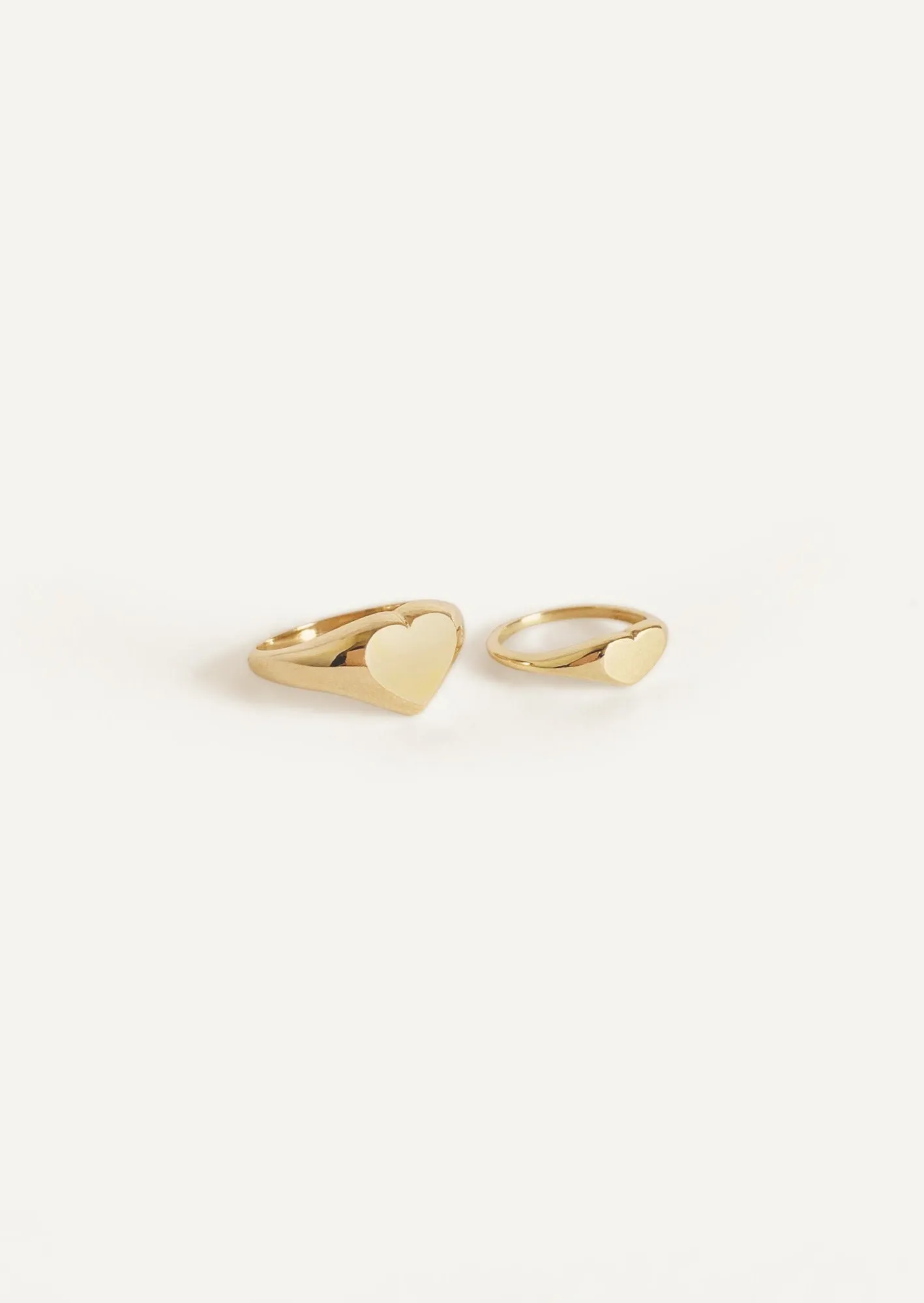 Petite Heart Signet Ring sold by Kinn product image thumbnail 5
