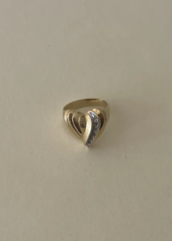 Vintage Heart Diamond Ring sold by Kinn