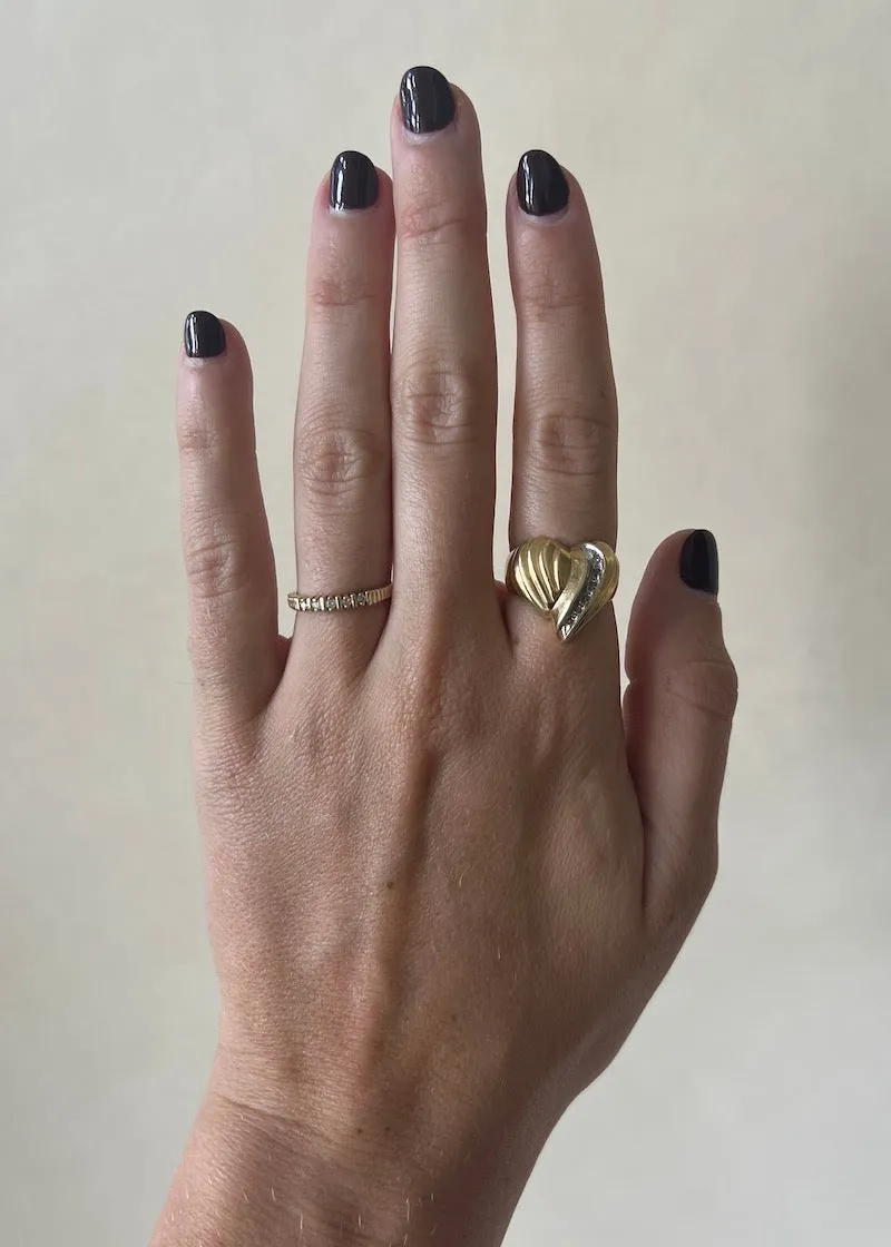 Vintage Heart Diamond Ring sold by Kinn product image thumbnail 3