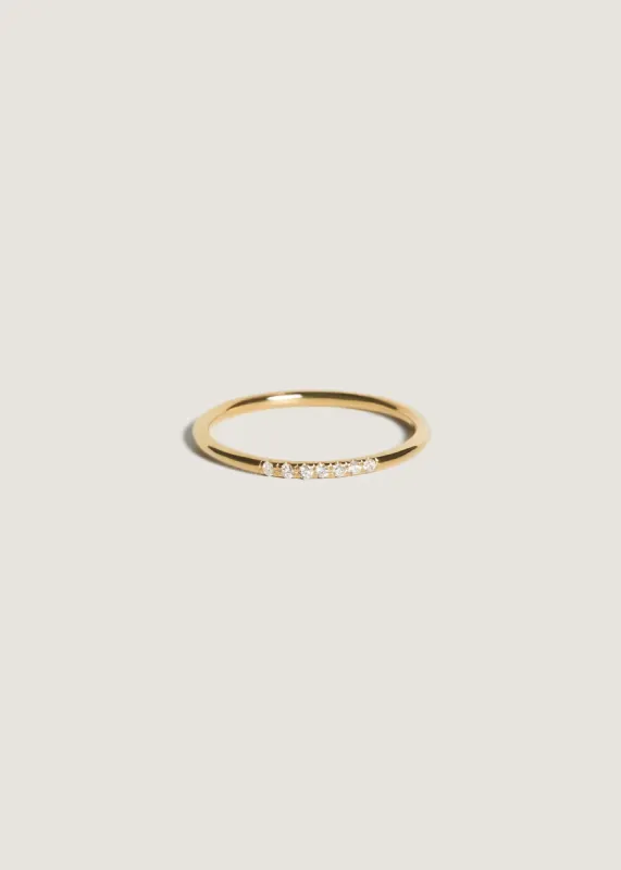 Seven Line Ring Diamond sold by Kinn