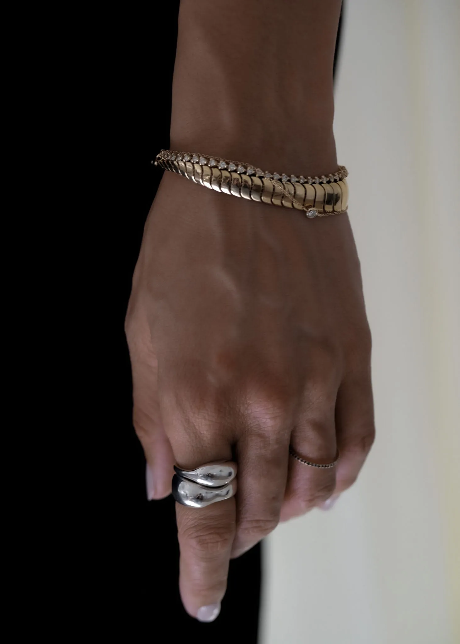 Solitaire Round Diamond Bracelet sold by Kinn product image thumbnail 4