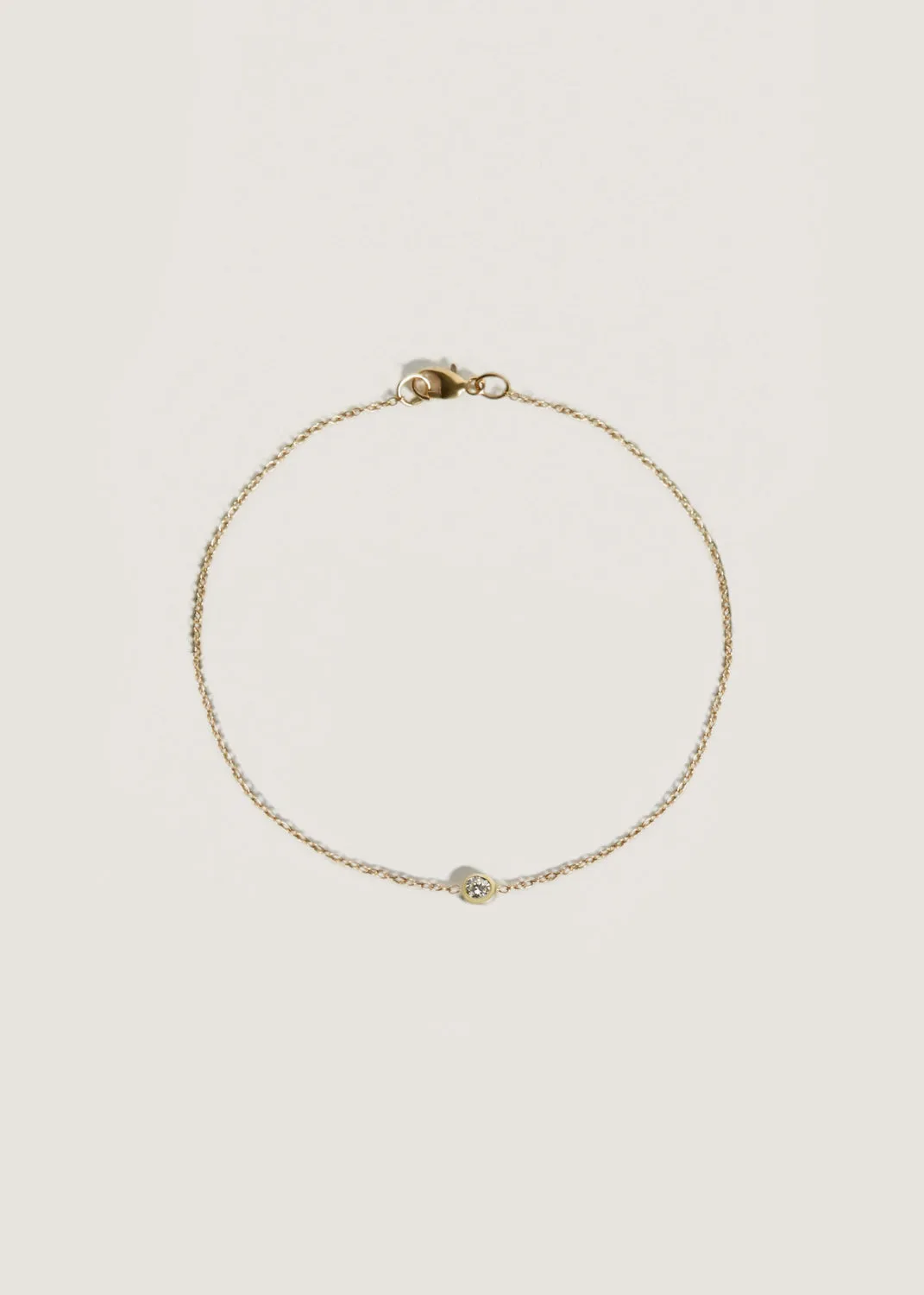 Solitaire Round Diamond Bracelet sold by Kinn