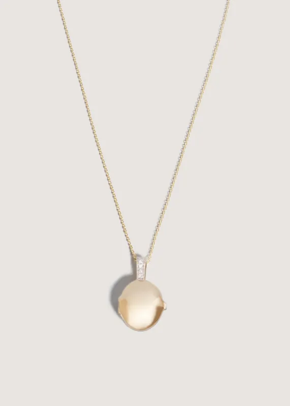 Archive Maison Oval Locket Necklace II sold by Kinn