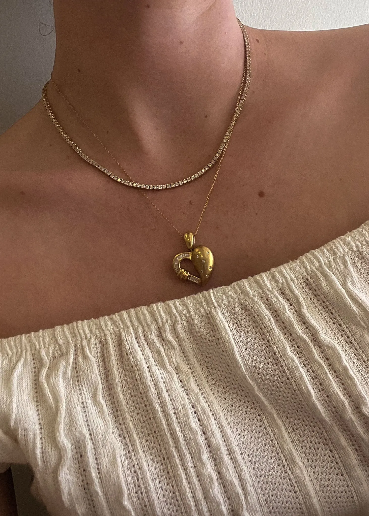 Vintage Asymmetrical Heart Pendant sold by Kinn product image thumbnail 2