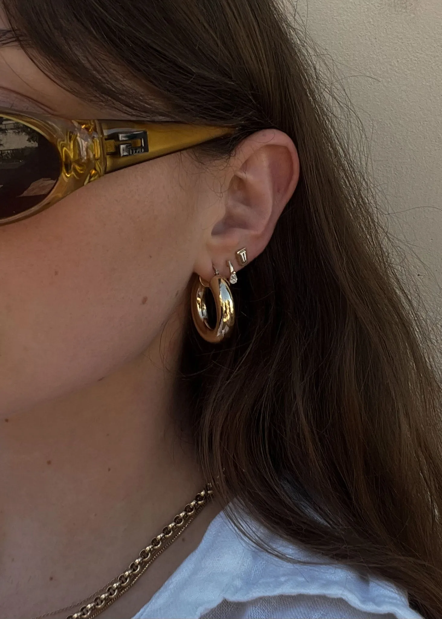 Bold Hoop Earrings Small sold by Kinn product image thumbnail 5