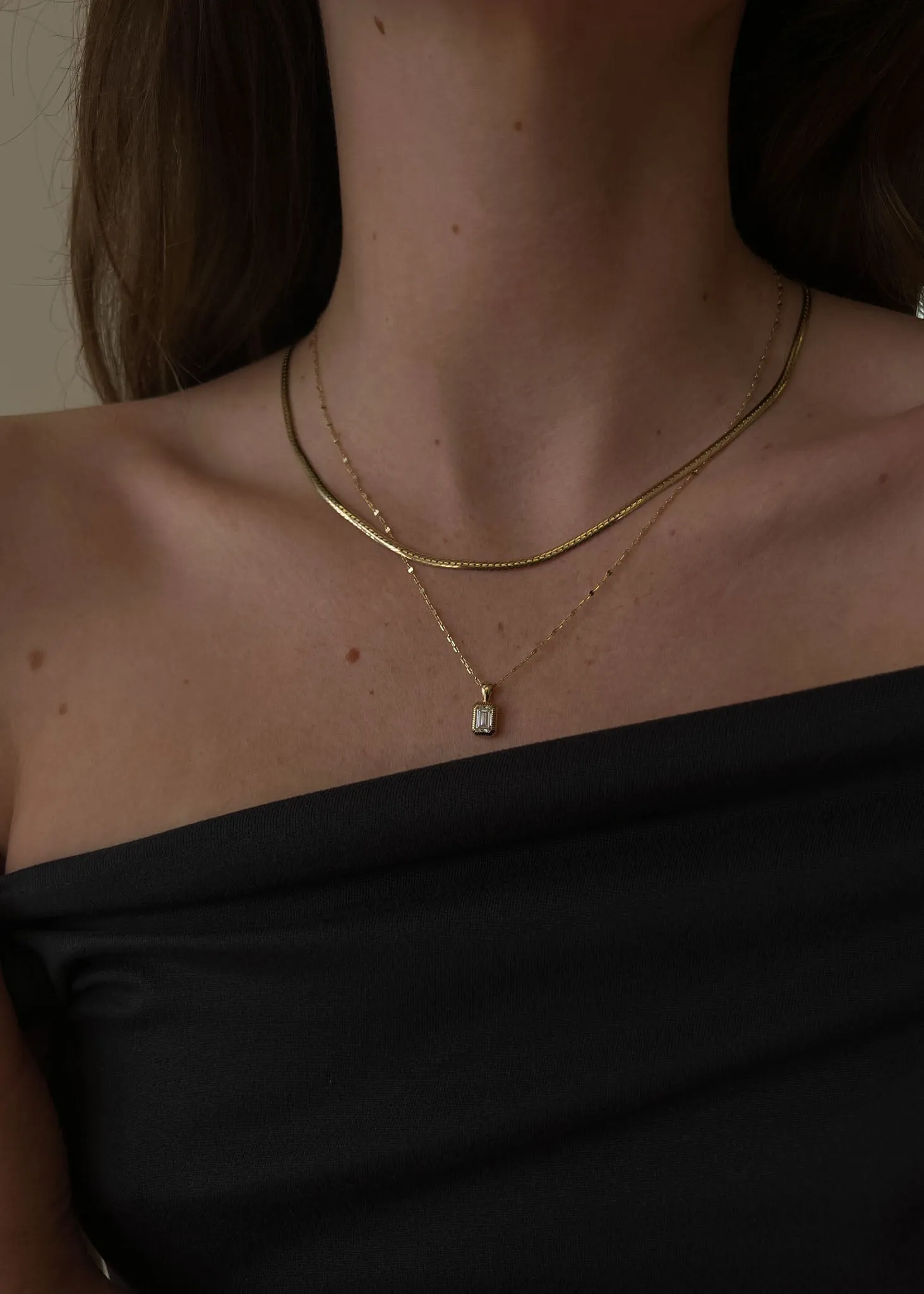 Lyra Emerald Cut Pendant Diamond sold by Kinn product image thumbnail 2