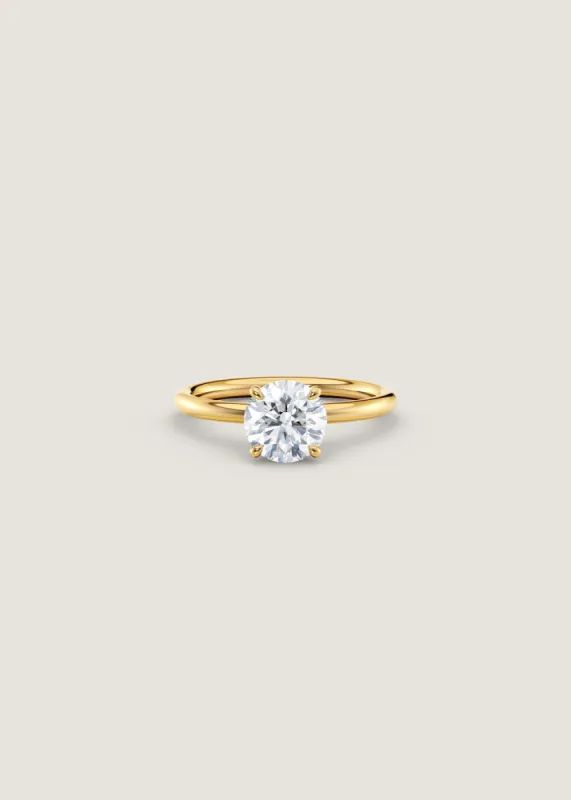 Elizabeth Round Ring Lab Diamond sold by Kinn