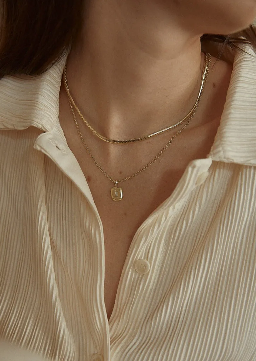 Cable Rolo Link Chain Necklace sold by Kinn product image thumbnail 2