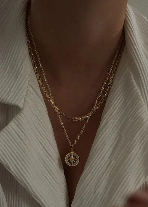 Cable Rolo Link Chain Necklace sold by Kinn product image thumbnail 4