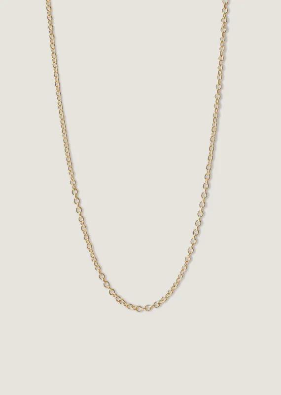 Cable Rolo Link Chain Necklace sold by Kinn