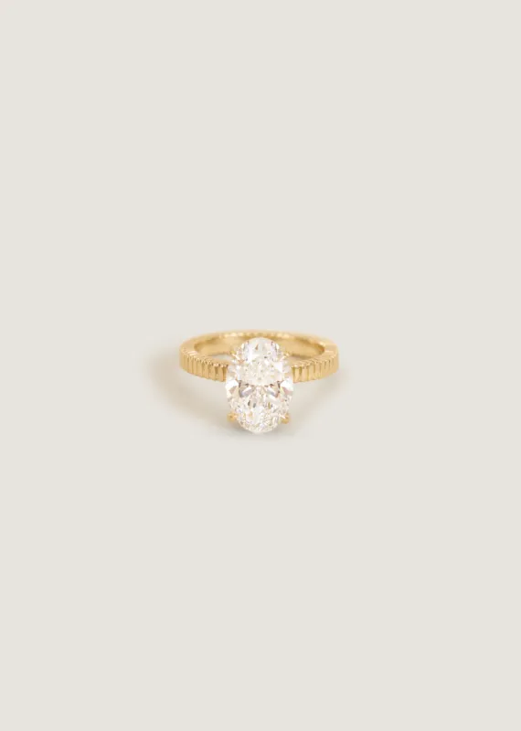 The Elise - Oval Lab Diamond sold by Kinn