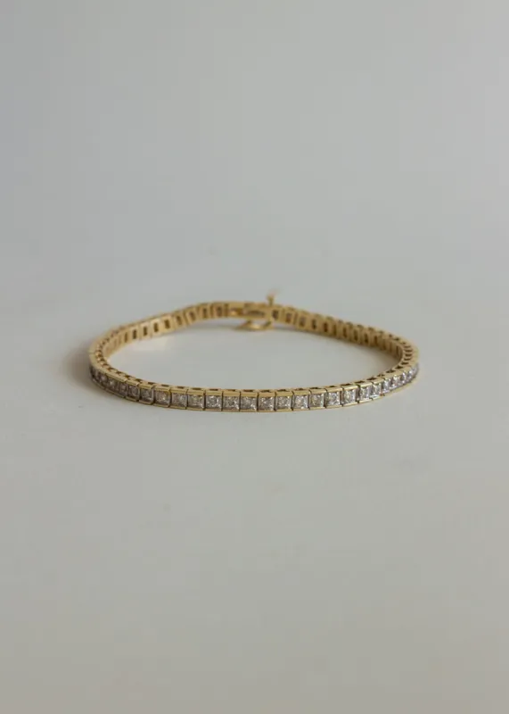 Vintage Art Deco Tennis Bracelet sold by Kinn