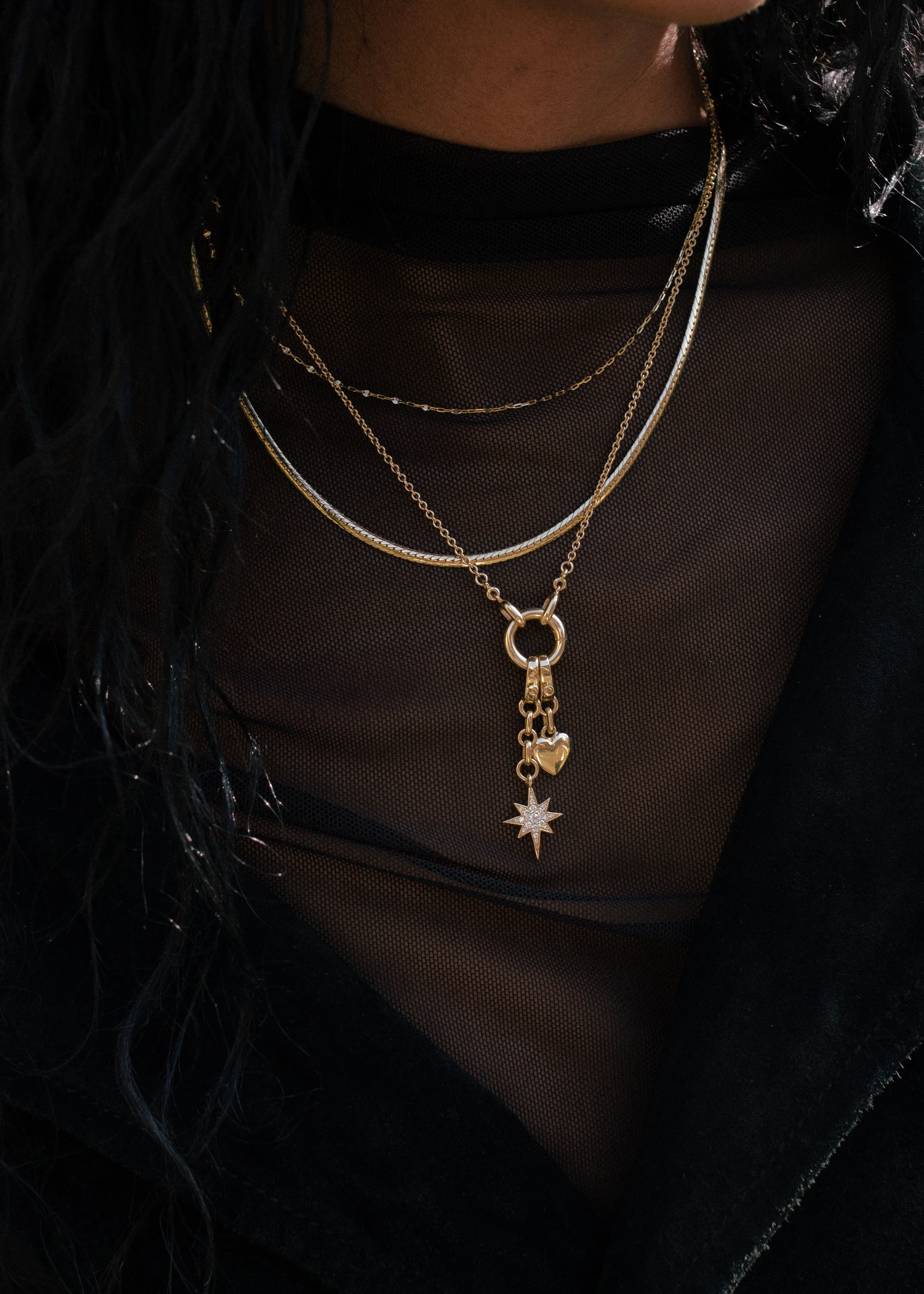 Diamond Cut Rolo Chain Necklace sold by Kinn product image thumbnail 3