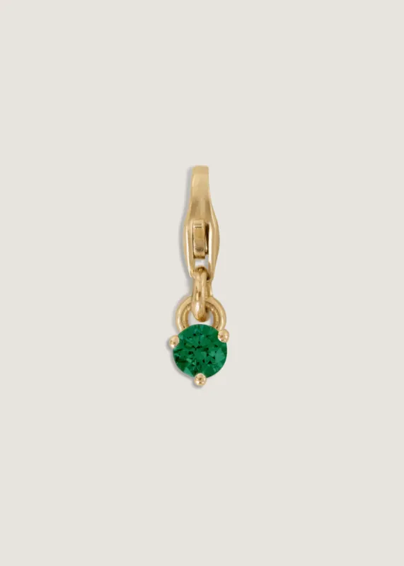 Ma-eum Birthstone Charm Emerald sold by Kinn