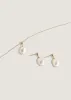 Baroque Pearl Earrings & Necklace Stack sold by Kinn