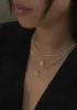 Petite Diana Tennis Necklace Diamond White Gold sold by Kinn