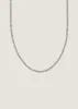 Petite Diana Tennis Necklace Diamond White Gold sold by Kinn