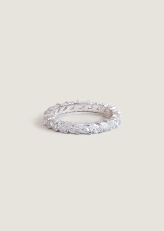 Marquise Eternity Ring Diamond White Gold sold by Kinn