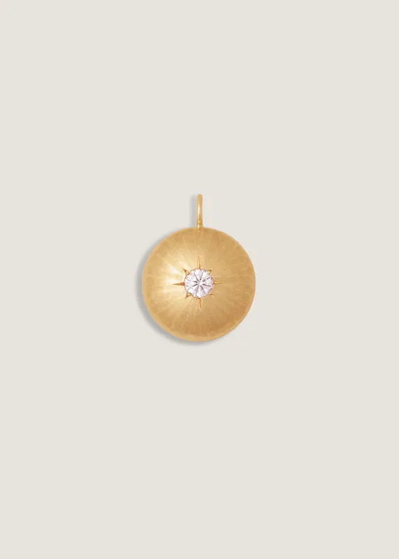 Round Puffed Pendant Diamond sold by Kinn