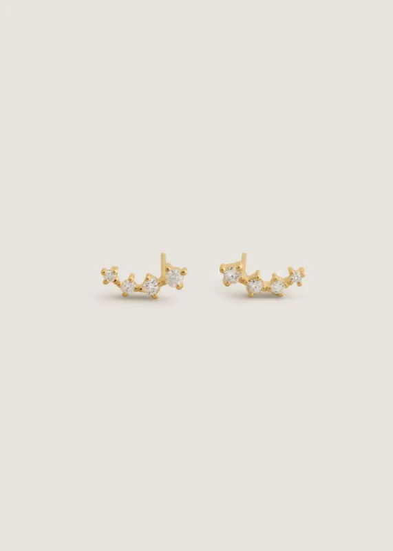 Crawler Stud Earring Diamond sold by Kinn