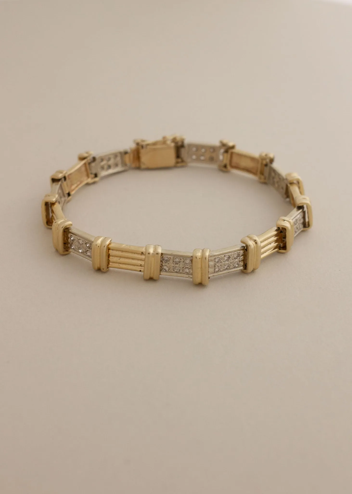 Vintage Rectangular Tennis Bracelet sold by Kinn