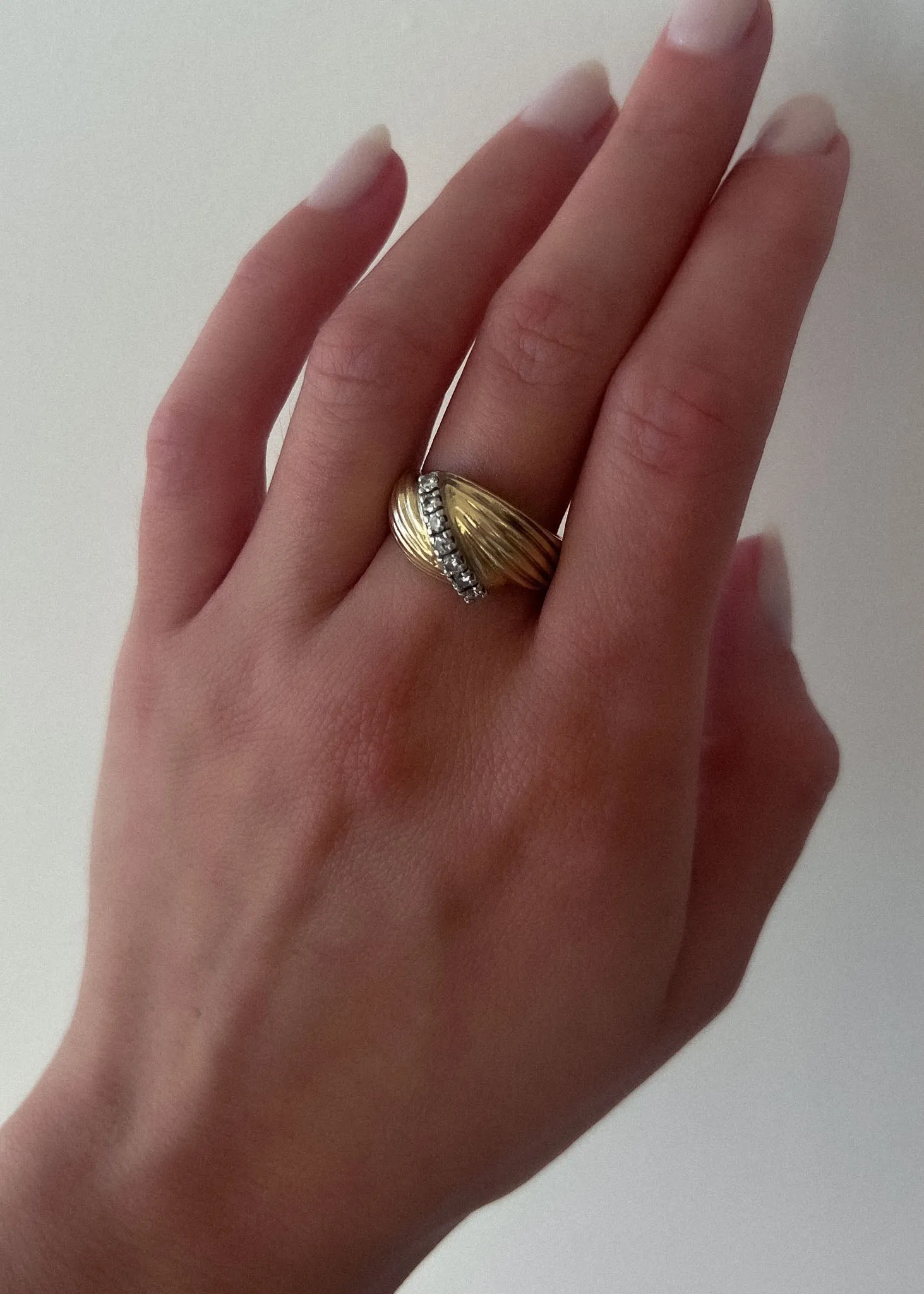 Vintage Seven Diamond Dome Ring sold by Kinn product image thumbnail 2