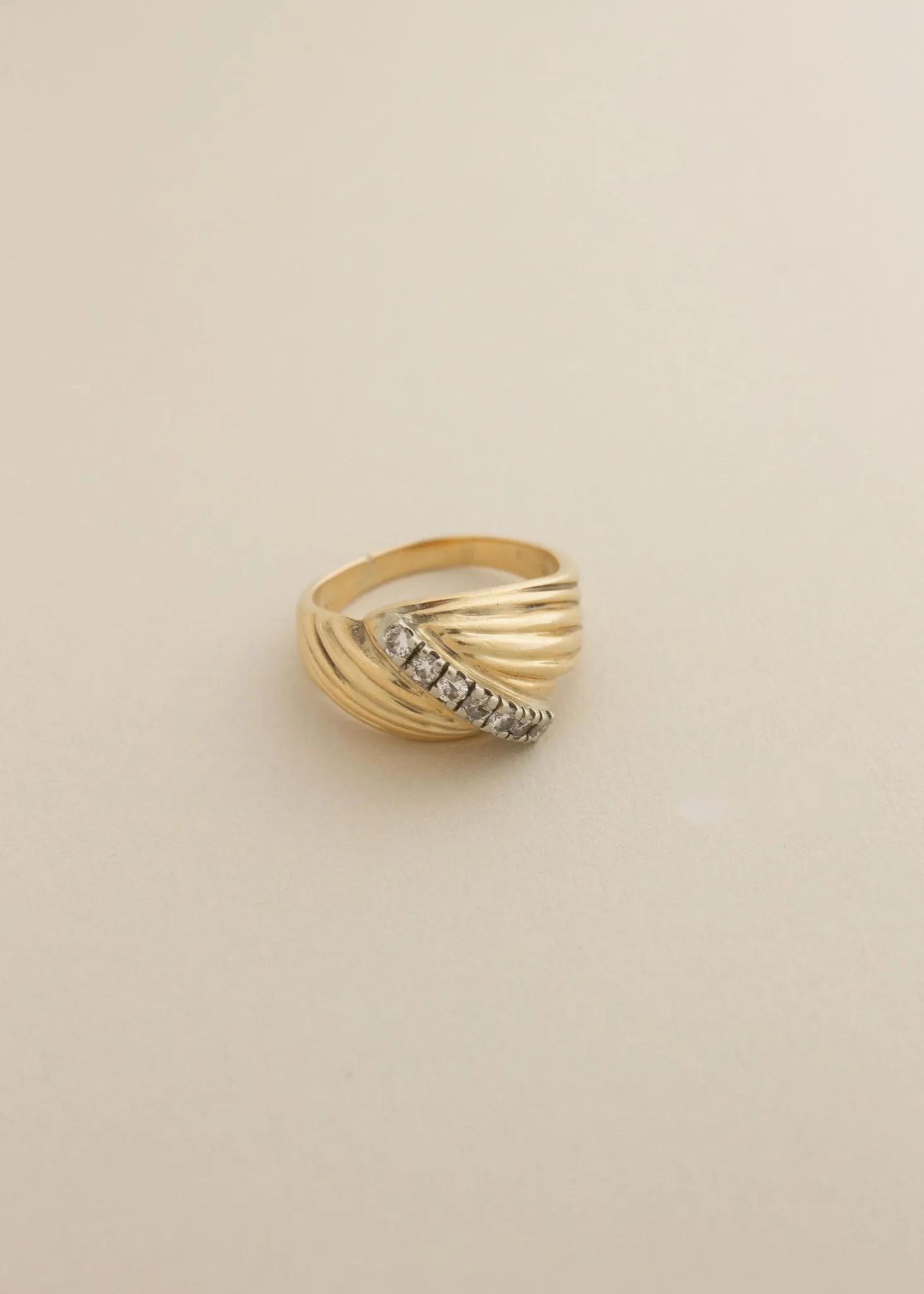 Vintage Seven Diamond Dome Ring sold by Kinn