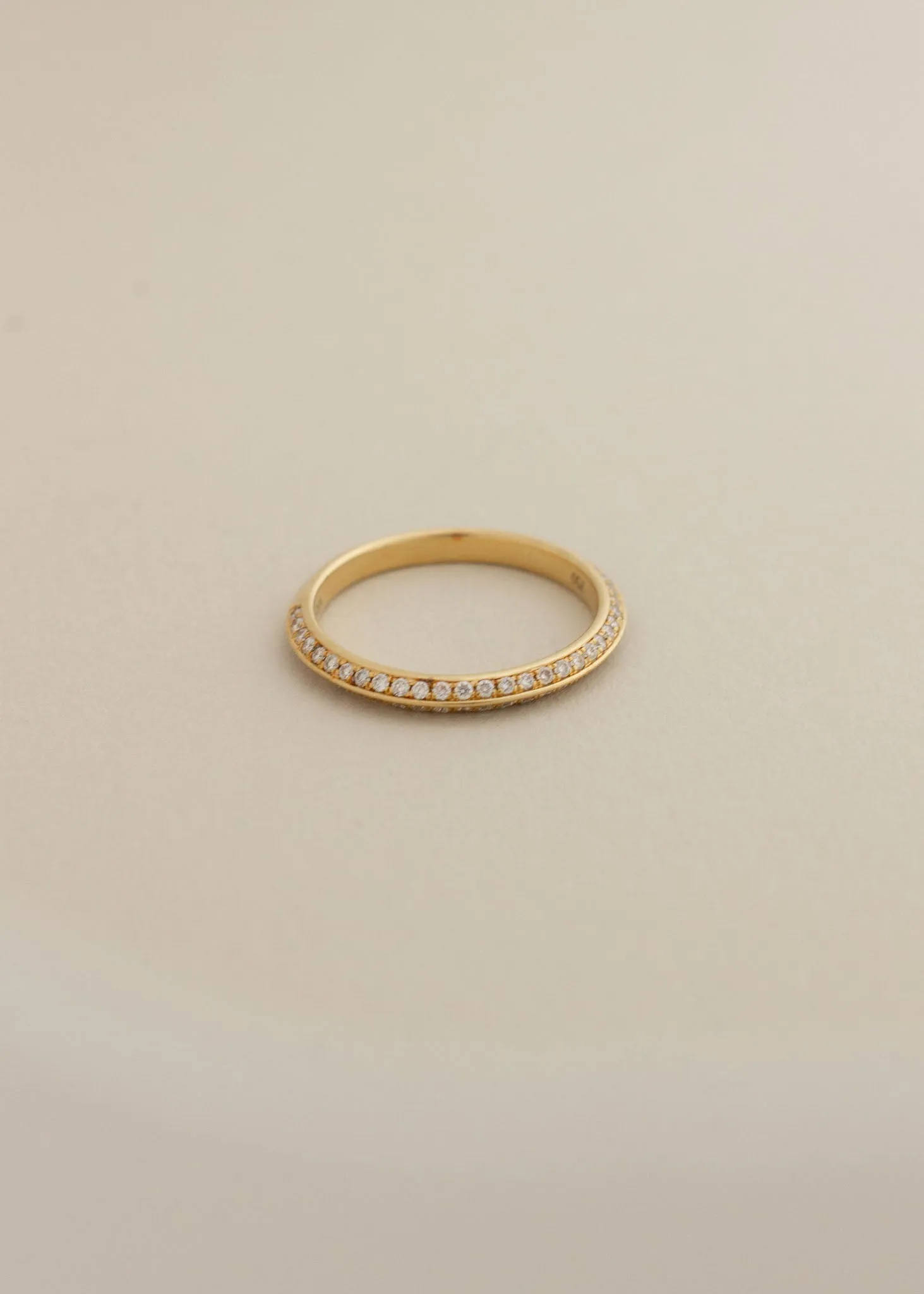 Vintage Double Sided Half Eternity Diamond Ring sold by Kinn