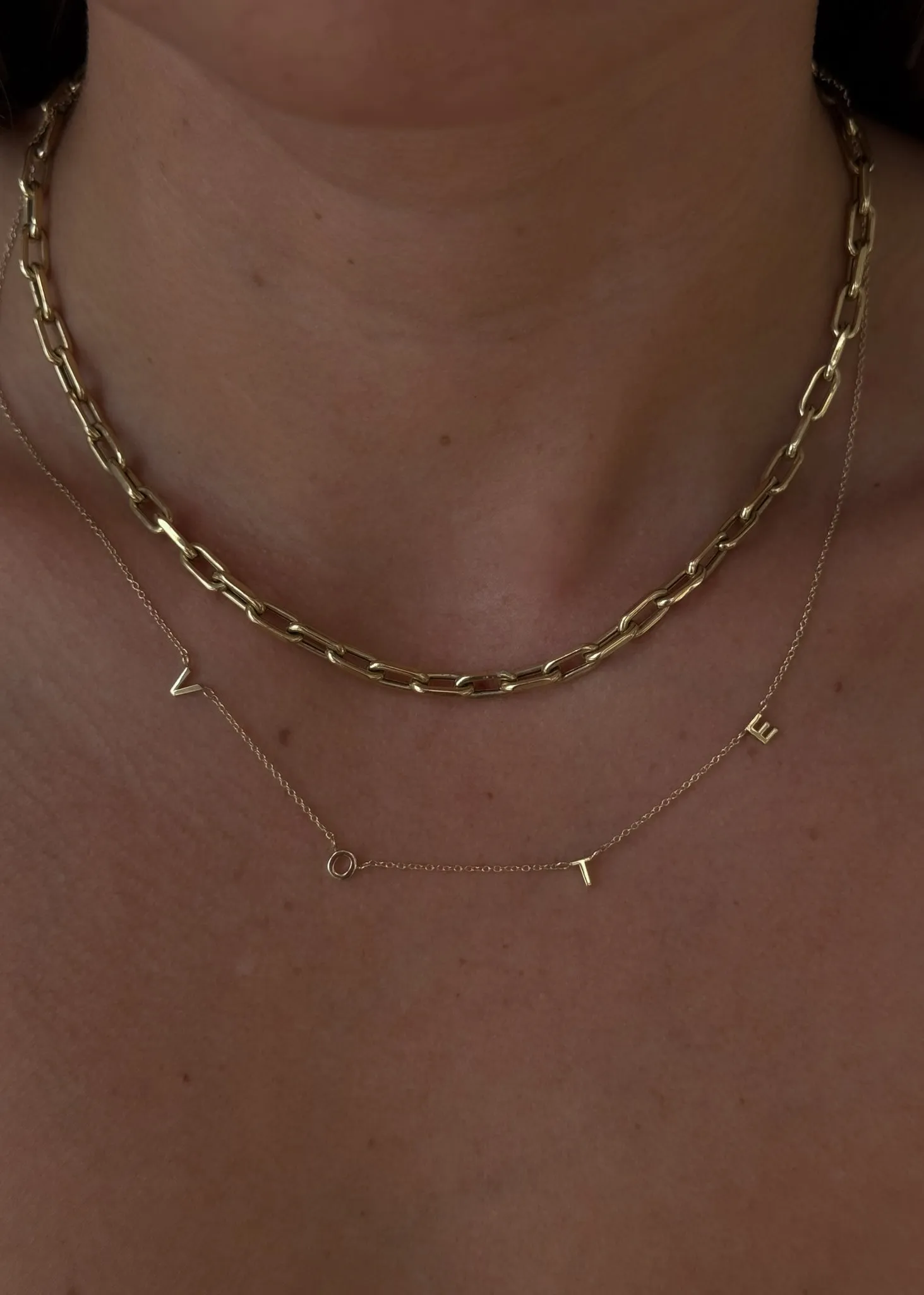 Vote Initial Necklace Gold sold by Kinn product image thumbnail 2