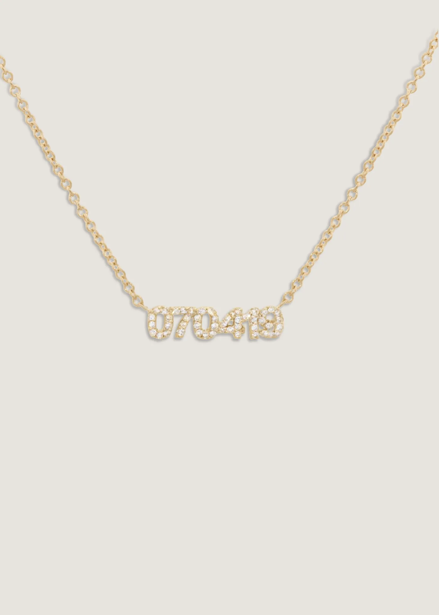 Legacy Nameplate Necklace Diamond sold by Kinn product image thumbnail 2