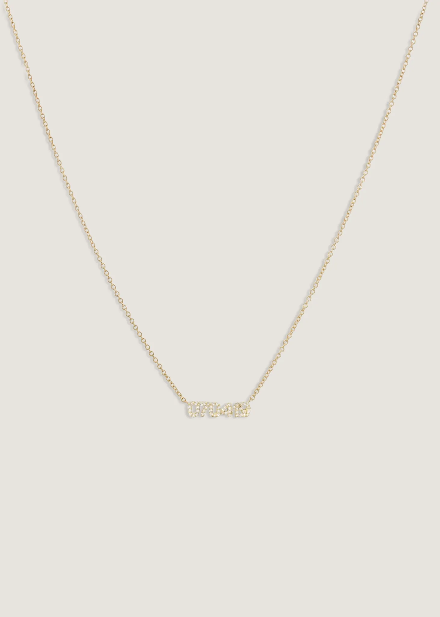 Legacy Nameplate Necklace Diamond sold by Kinn
