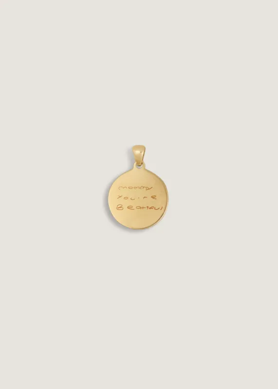 Heirloom Handwritten Coin Pendant sold by Kinn
