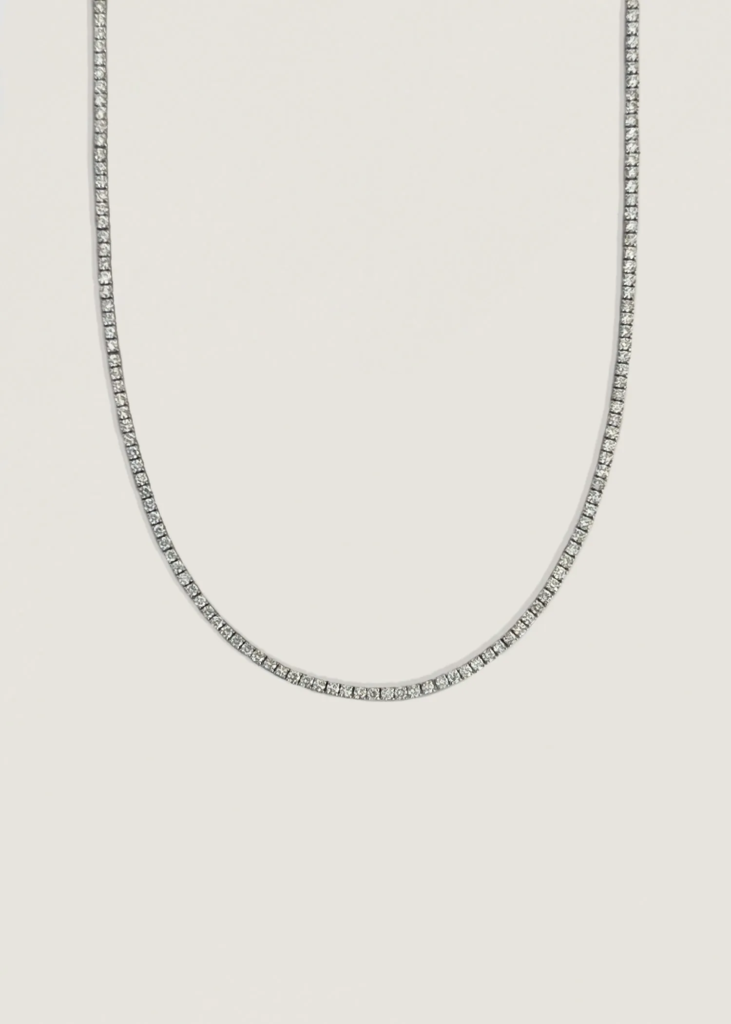 Diana Tennis Necklace Diamond 6.20ctw White Gold sold by Kinn