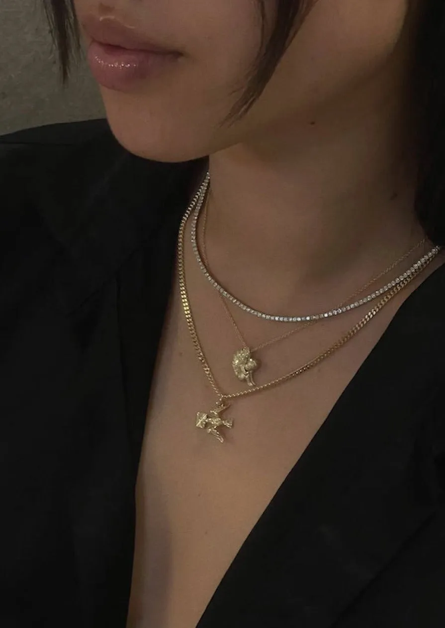 Petite Diana Tennis Necklace Diamond 5.0ctw White Gold sold by Kinn product image thumbnail 5