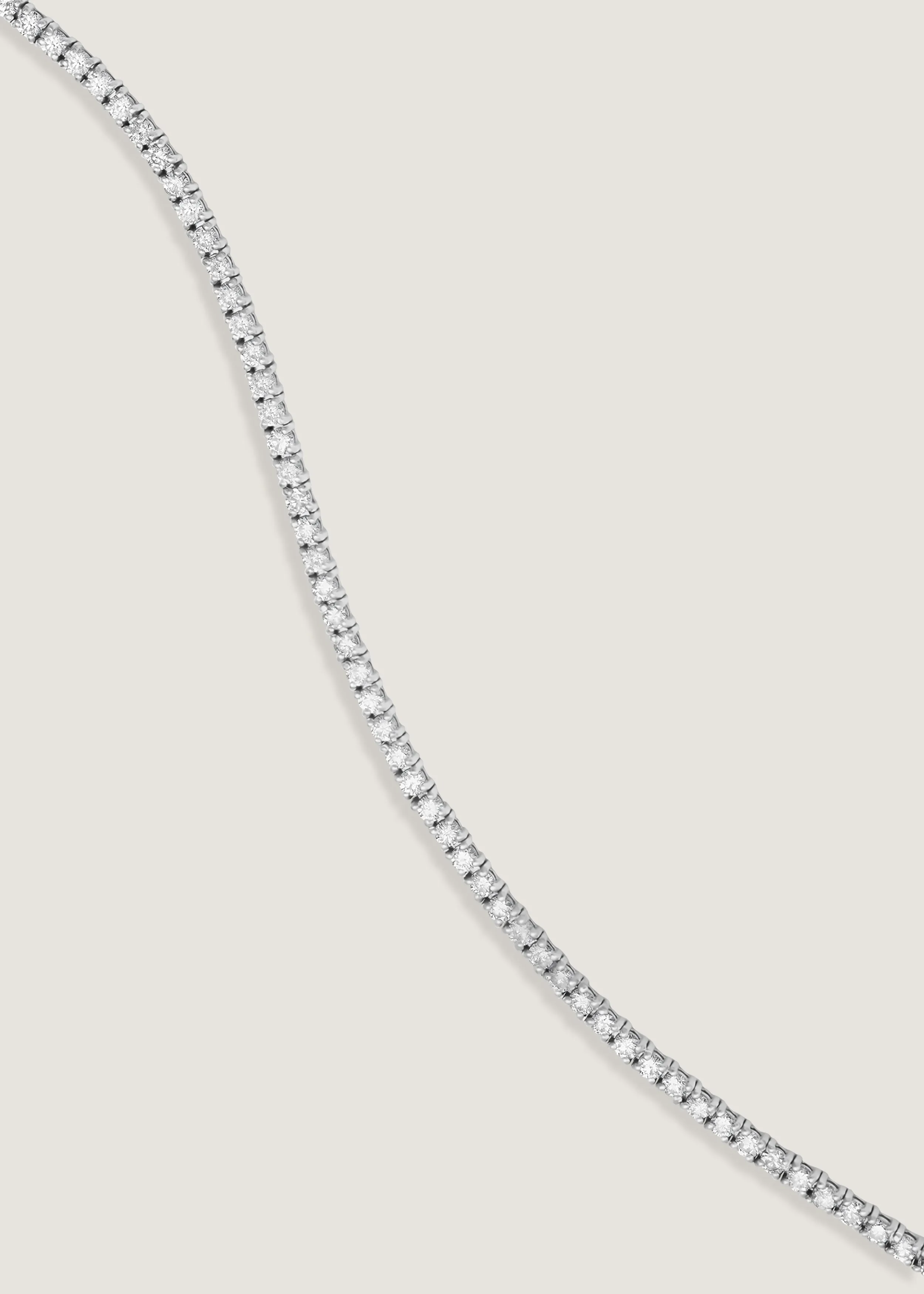 Classic Diana Tennis Bracelet 2.90ctw White Gold sold by Kinn product image thumbnail 4